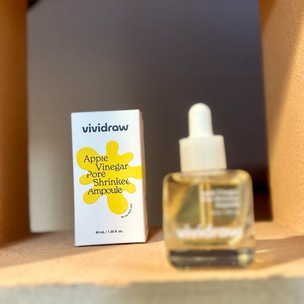 アップルビネガーポアーシュリンキーアンプル/vividraw/美容液を使ったクチコミ(3枚目)