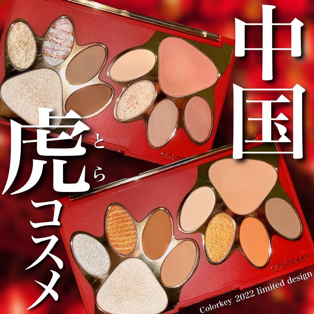 トラ十色アイシャドウパレット/COLORKEY/アイシャドウパレットを使ったクチコミ（1枚目）