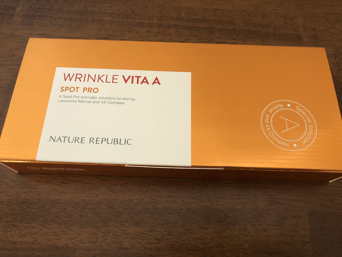 リンクルビタAスポットプロ/ネイチャーリパブリック/美容液を使ったクチコミ（1枚目）