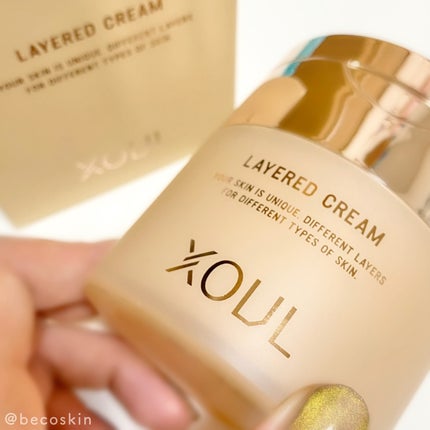 レイヤードクリーム/XOUL/フェイスクリームを使ったクチコミ(5枚目)