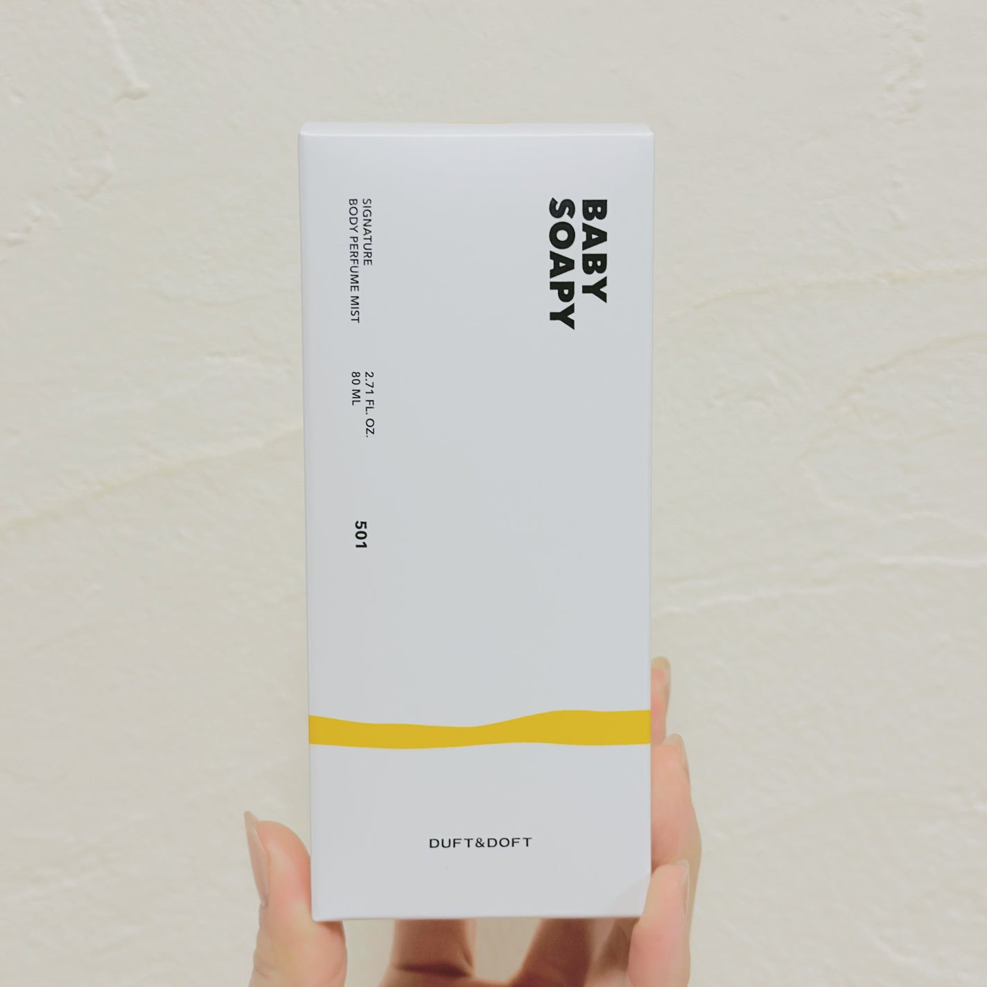 シグネチャーボディーパフュームミスト BABY SOAPY/DUFT&DOFT/香水(レディース)を使ったクチコミ(4枚目)