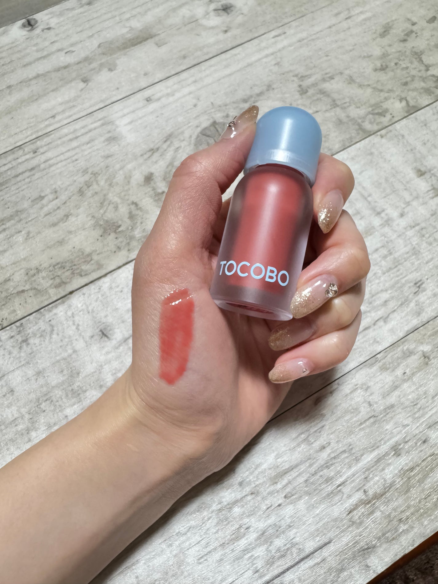 ジューシーベリープランピングリップオイル/TOCOBO/リップグロスを使ったクチコミ(3枚目)