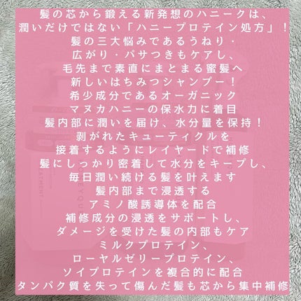 ディープリペア シャンプー モイスト/ヘアトリートメント モイスト/ハニーク/市販シャンプーを使ったクチコミ(2枚目)