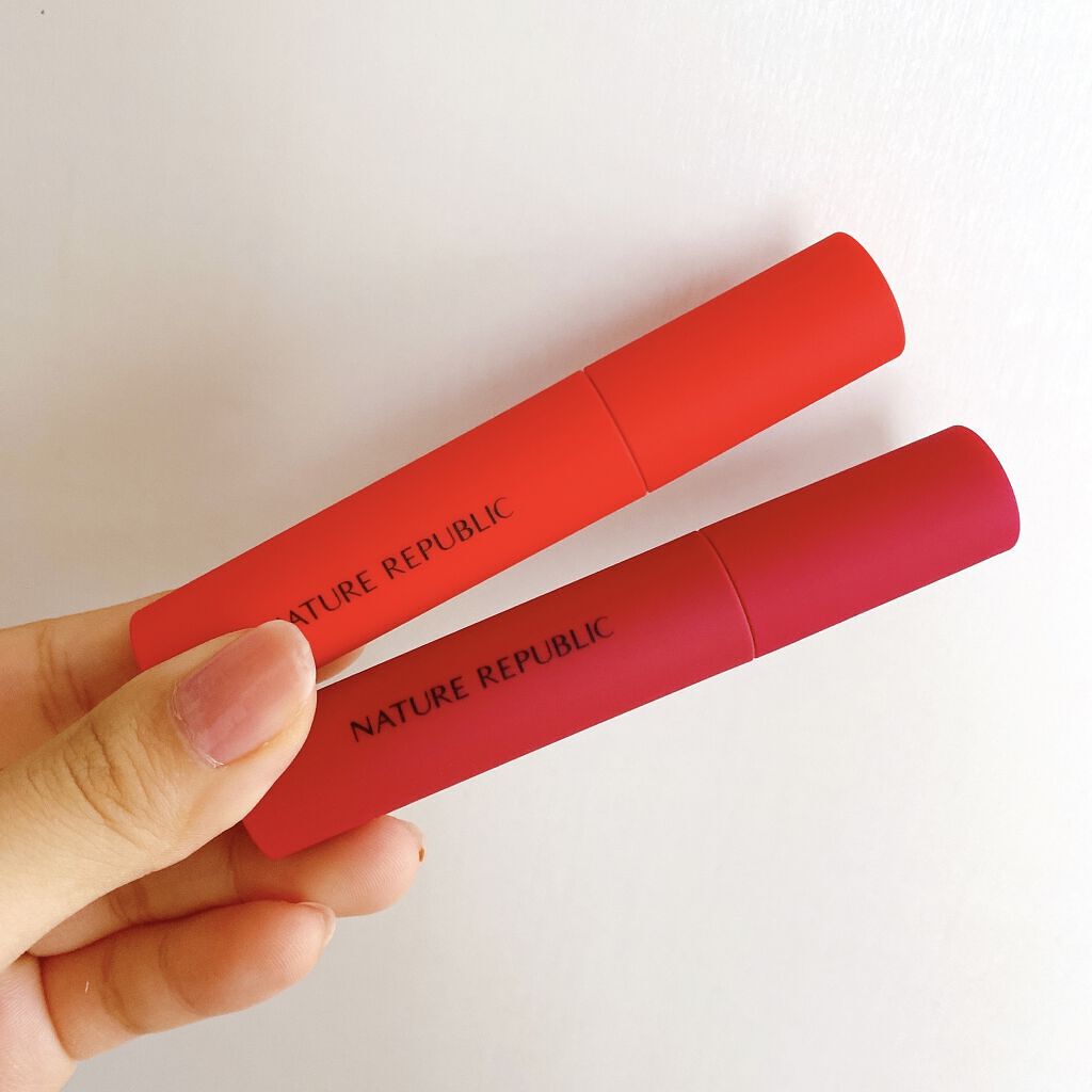 バイフラワーソルベハートティント/ネイチャーリパブリック/リップティントを使ったクチコミ（1枚目）