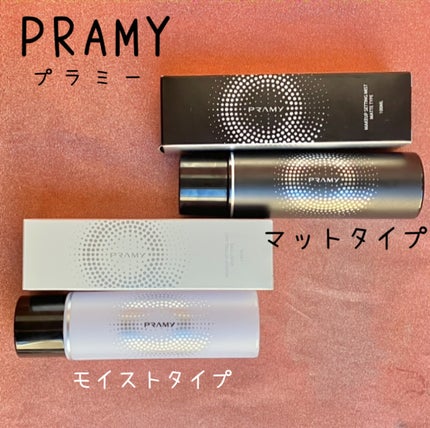 PRAMY メイクアップセッティングミスト マットタイプ/PRAMY/フィックスミストを使ったクチコミ(1枚目)