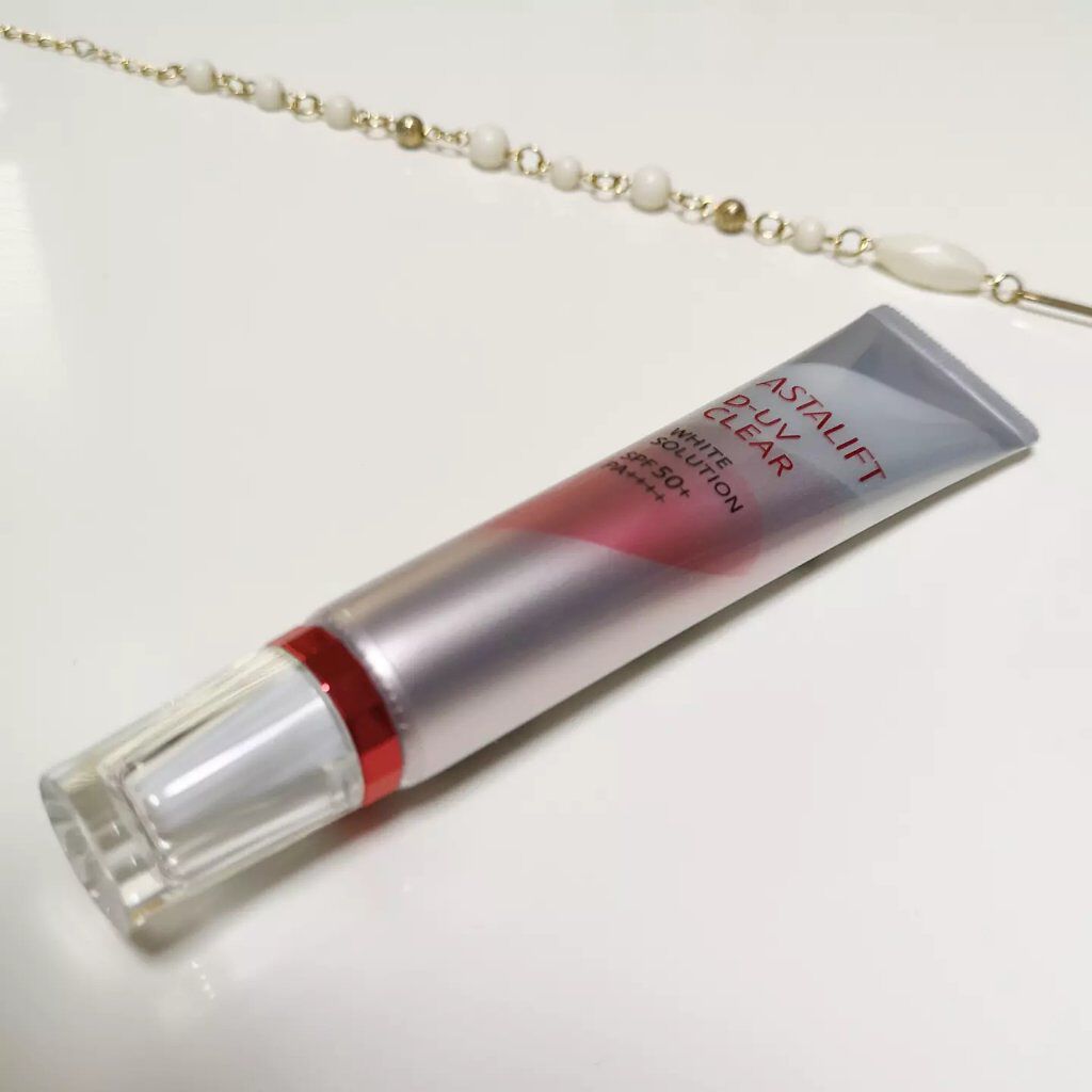 D-UVクリア ホワイトソリューション/アスタリフト/日焼け止めクリームを使ったクチコミ(1枚目)