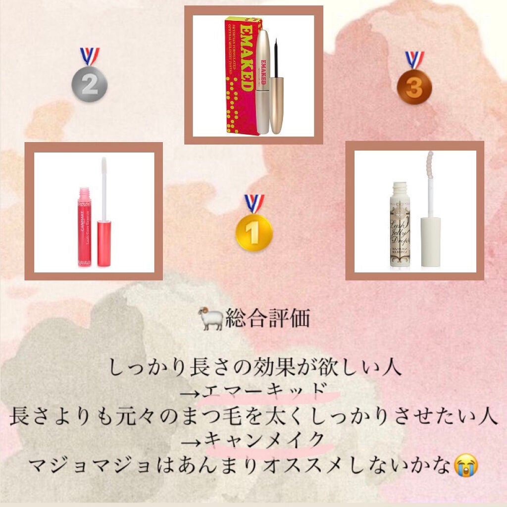 ラッシュケアエッセンス/キャンメイク/まつげ美容液を使ったクチコミ(5枚目)