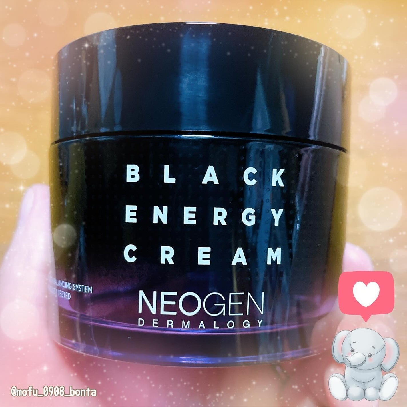NEOGEN(ネオゼン) ブラックエナジークリーム 80ml/NEOGEN/フェイスクリームを使ったクチコミ(1枚目)