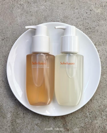 Sulwhasoo 順行クレンジングオイルのクチコミ「香りが好きすぎる🤦🏻‍♀️
韓国デパコス・ソルファスのクレンジングライン🌿

うるおい感をキー.....」（1枚目）