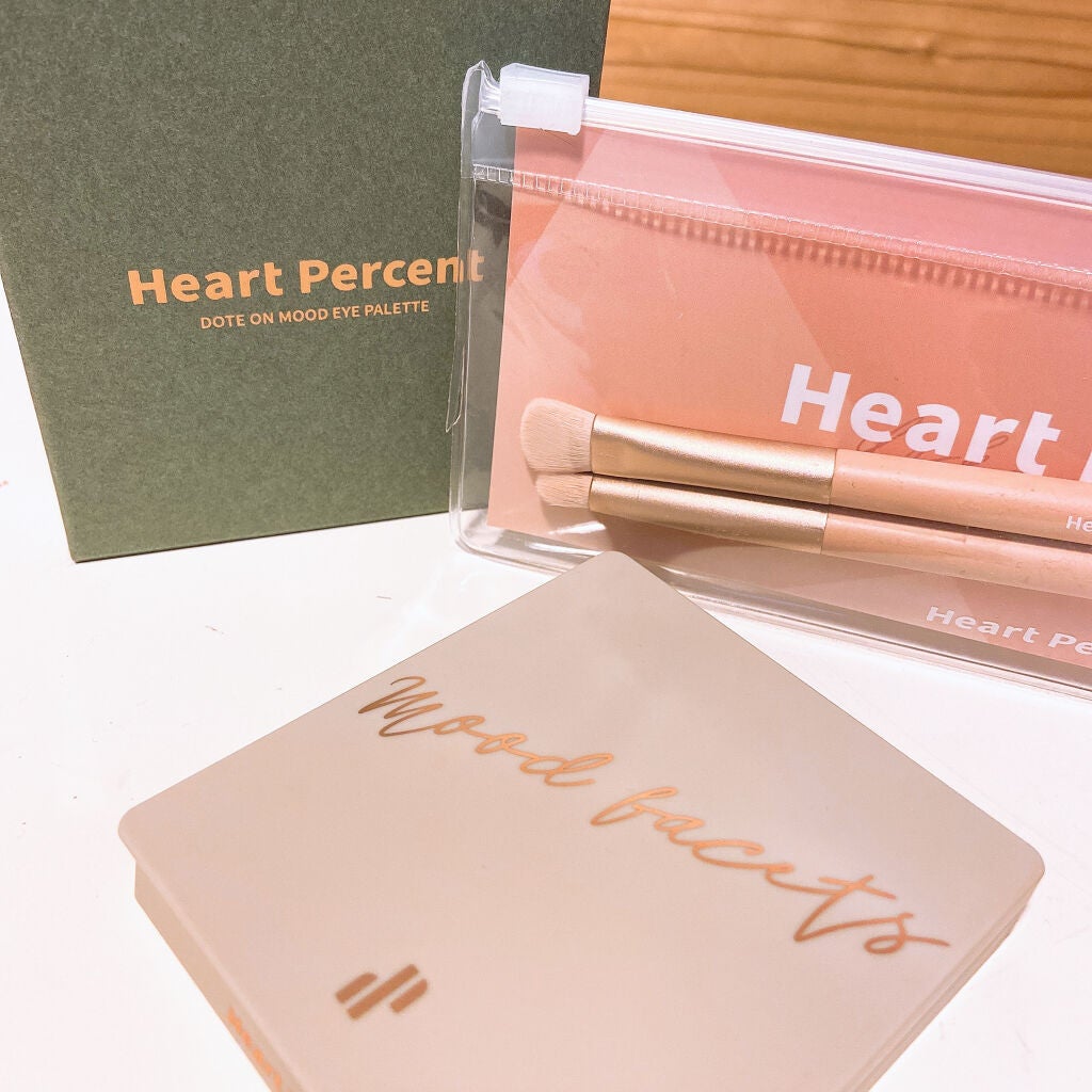 ドットオンムードアイパレット/Heart Percent/アイシャドウパレットを使ったクチコミ(3枚目)