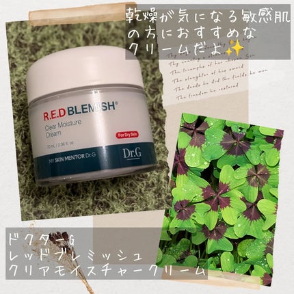レッドブレミッシュ クリアスージングクリーム/Dr.G/フェイスクリームを使ったクチコミ(2枚目)