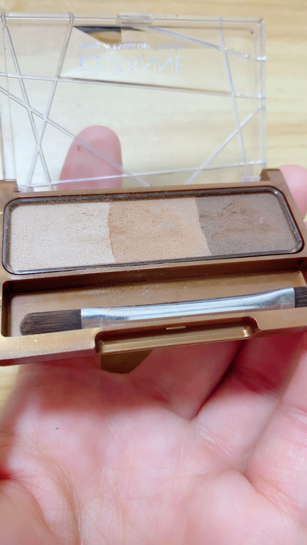 ノーズ&アイブロウパウダー/CEZANNE/パウダーアイブロウを使ったクチコミ(3枚目)