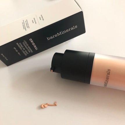 オリジナル  リキッド  ミネラル  ファンデーション/bareMinerals/リキッドファンデーションを使ったクチコミ(3枚目)