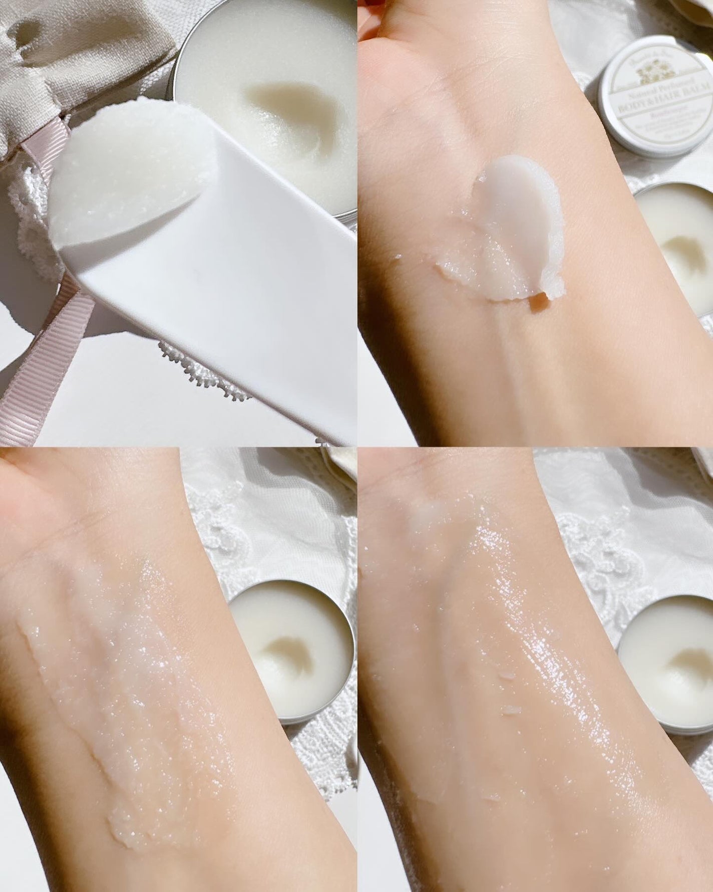 ナチュラル パフュームド ボディ&ヘア バーム(ローズブーケ)/ボーテ デュ サエ/ボディクリームを使ったクチコミ(7枚目)