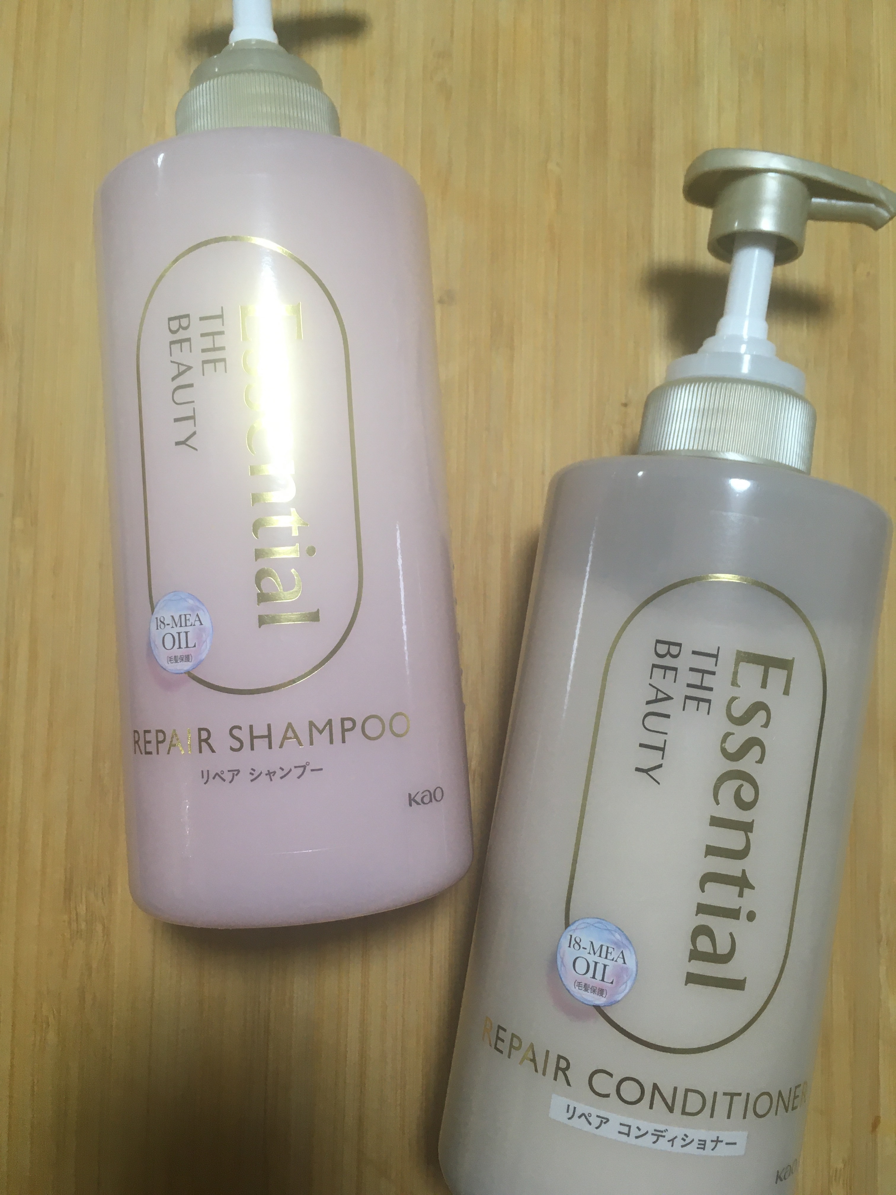 ザビューティ リペアシャンプー・コンディショナー/エッセンシャル/市販シャンプーを使ったクチコミ（1枚目）
