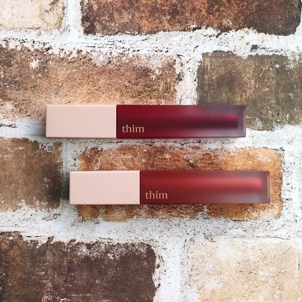シアーマットリキッドリップ/thim/口紅を使ったクチコミ(2枚目)