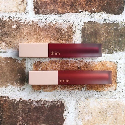 シアーマットリキッドリップ/thim/口紅を使ったクチコミ(2枚目)