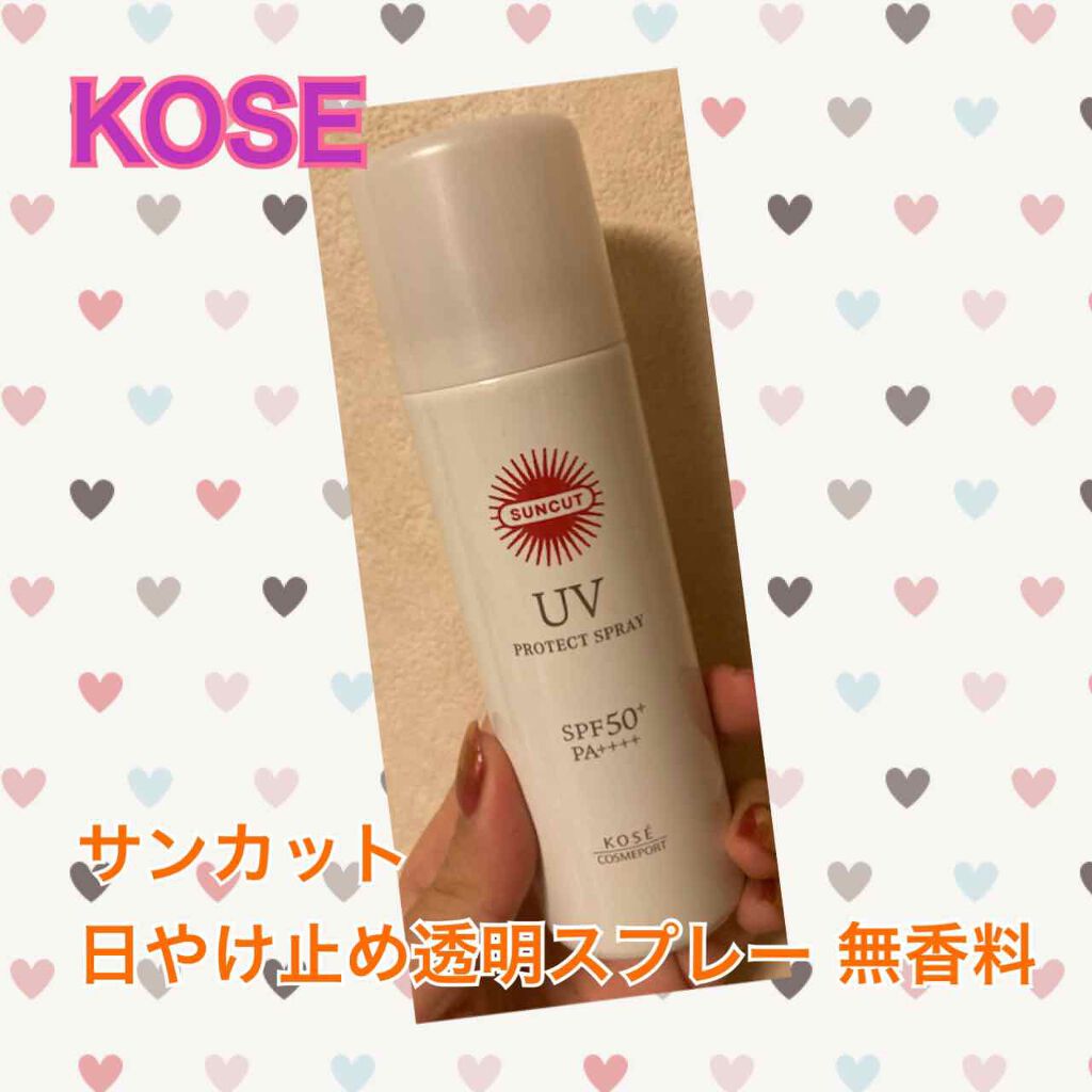 日やけ止め透明スプレー 無香料/サンカット®/日焼け止めミスト・スプレーを使ったクチコミ(1枚目)