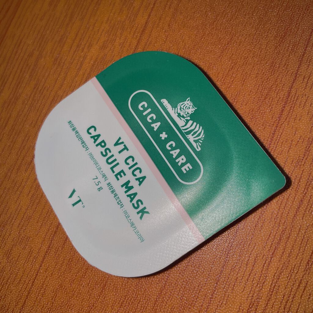 CICA カプセルマスク/VT/洗い流すパック・マスクを使ったクチコミ(1枚目)