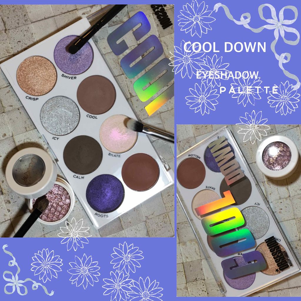COOL DOWN EYESHADOW PALETTE/MAKEUP REVOLUTION/アイシャドウパレットを使ったクチコミ(1枚目)