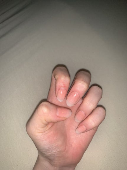 貼るジェルネイル/セリア/ネイルシールを使ったクチコミ(2枚目)