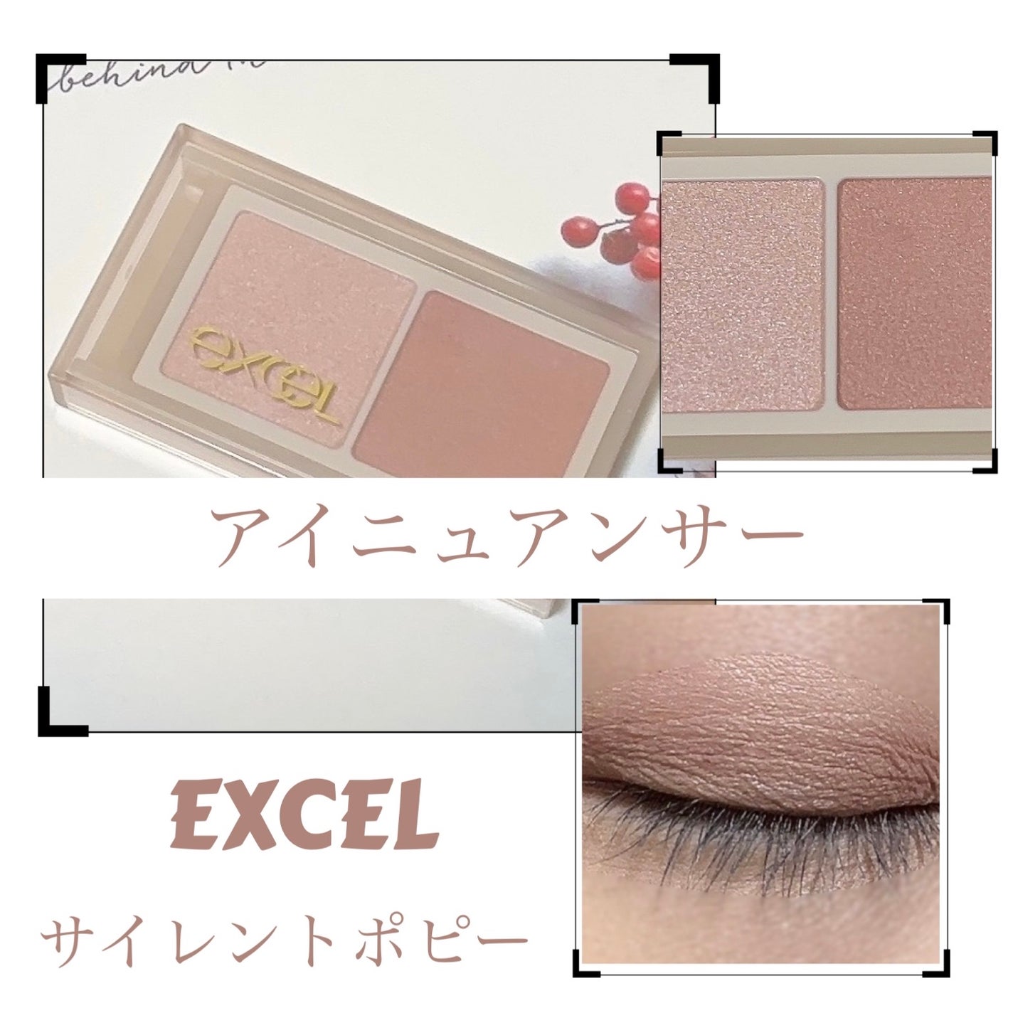 アイニュアンサー/excel/アイシャドウパレットを使ったクチコミ(1枚目)