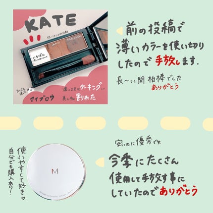 ケイト デザイニングアイブロウ3D/KATE/パウダーアイブロウを使ったクチコミ(2枚目)