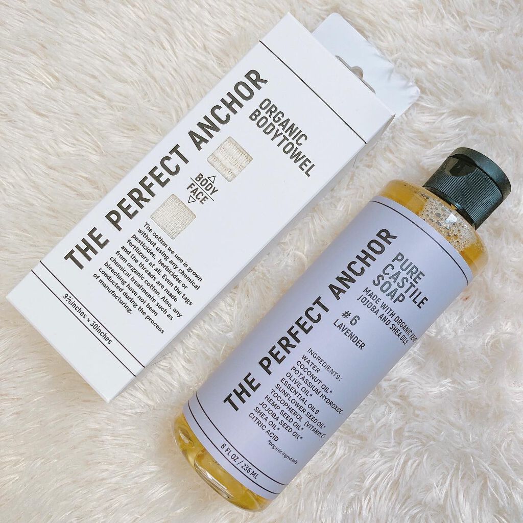 オーガニック ボディタオル/THE PERFECT ANCHOR/バスグッズを使ったクチコミ（3枚目）