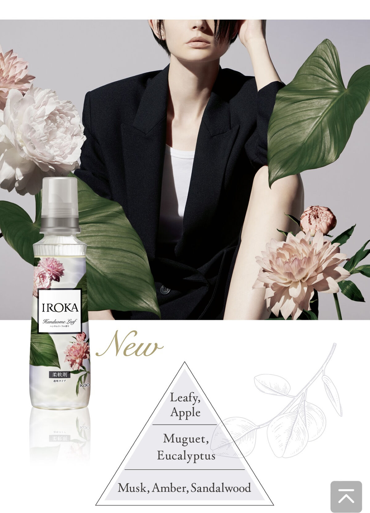 プレミアム柔軟剤 IROKA ハンサムリーフの香り 本体 540ml/IROKA/柔軟剤を使ったクチコミ（3枚目）