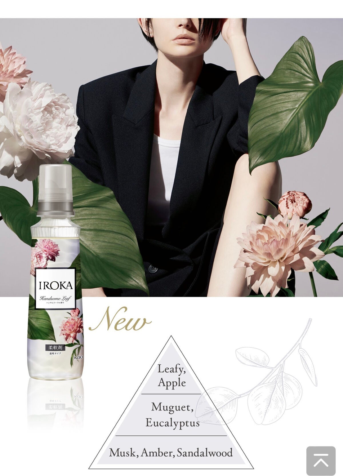 プレミアム柔軟剤 IROKA ハンサムリーフの香り/IROKA/柔軟剤を使ったクチコミ(3枚目)