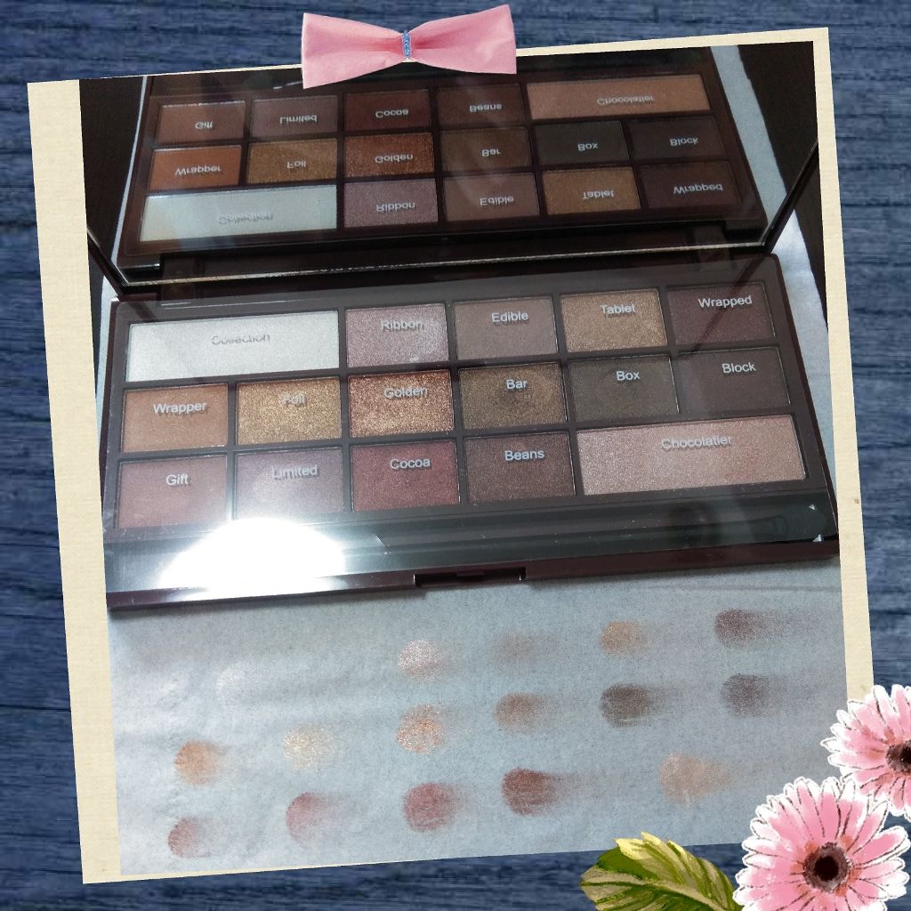 アイラブチョコレート/MAKEUP REVOLUTION/アイシャドウパレットを使ったクチコミ(3枚目)