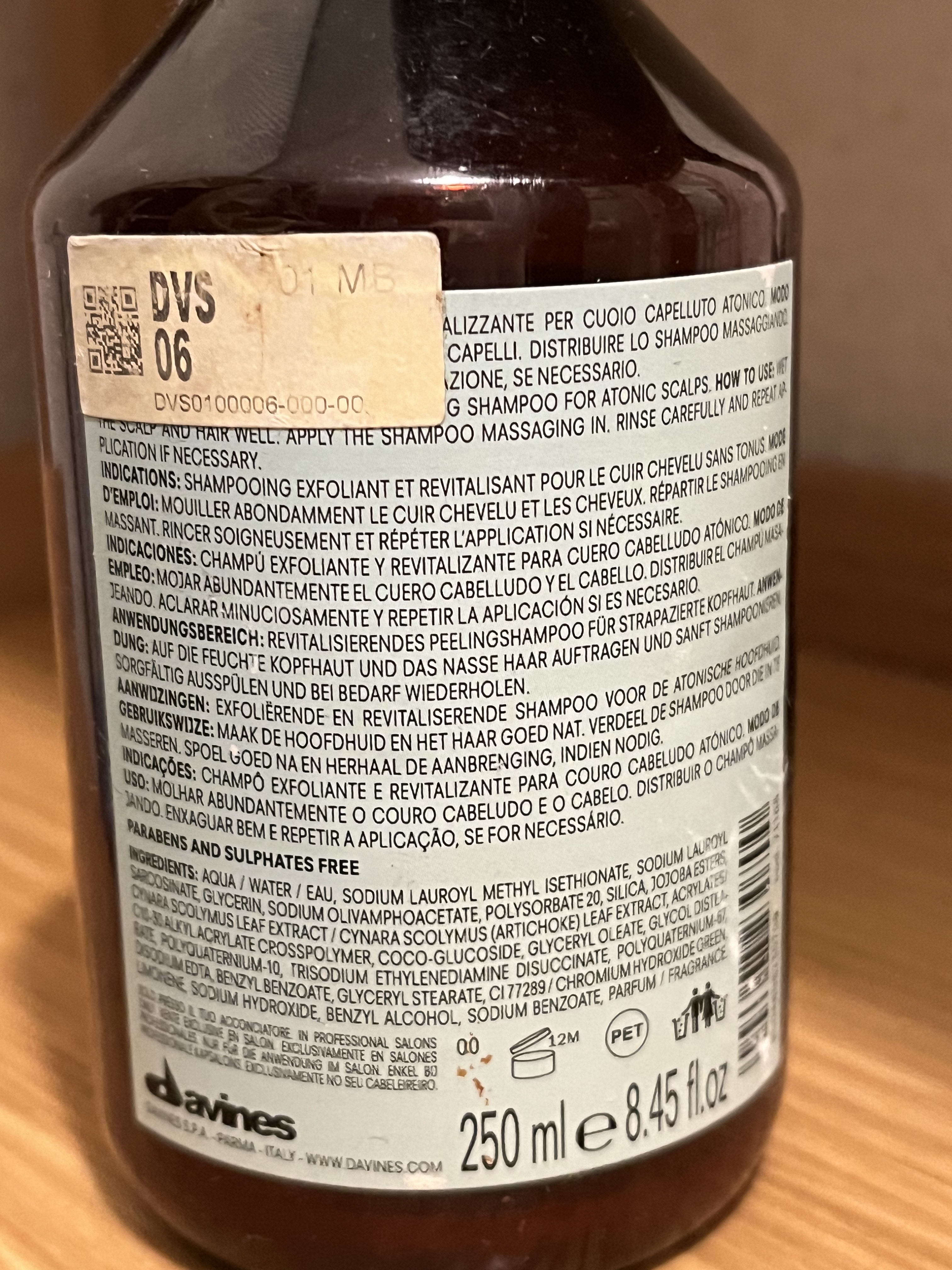 ナチュラルテック スクラブ シャンプー＜D＞/ダヴィネス/シャンプー・コンディショナーを使ったクチコミ（2枚目）