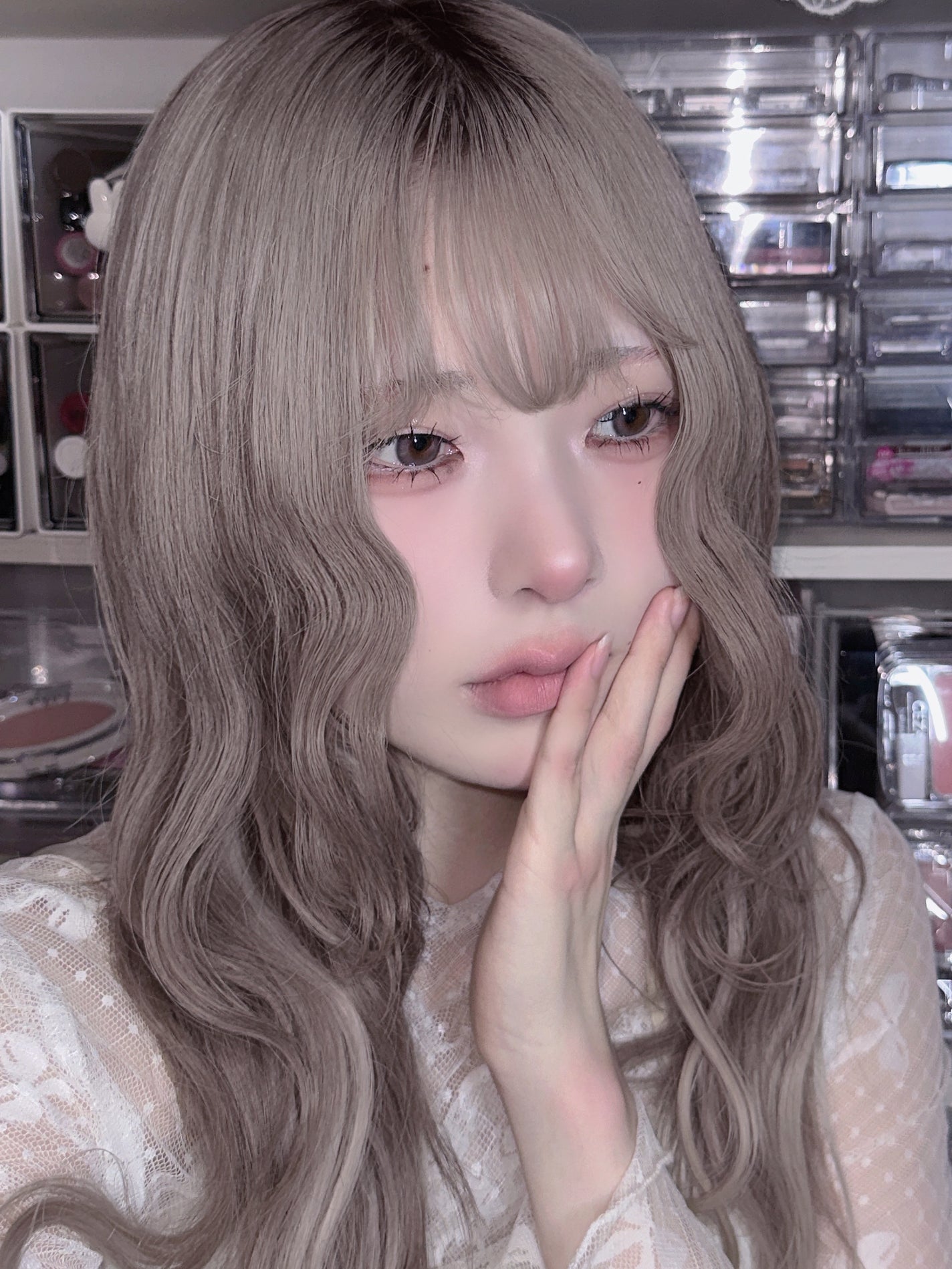 Luv Beam Blur Cheek/lilybyred/パウダーチークを使ったクチコミ(2枚目)