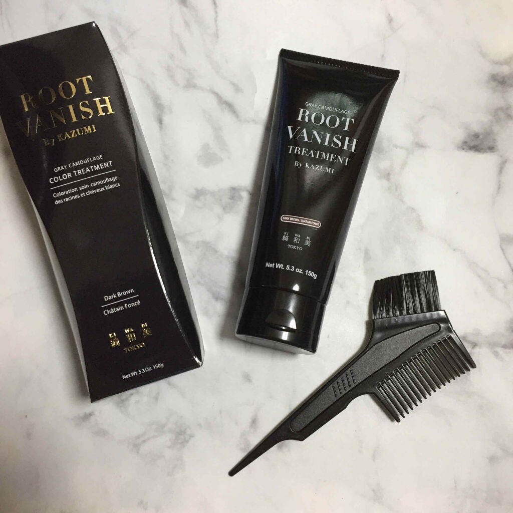 ROOT VANISH 白髪染めカラーシャンプー/ トリートメント/綺和美/市販シャンプーを使ったクチコミ(1枚目)