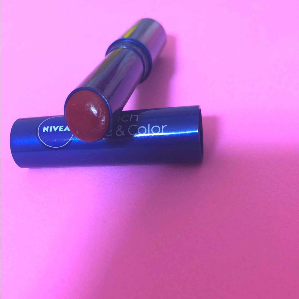 ニベア リッチケア＆カラーリップ/ニベア/リップクリームを使ったクチコミ（2枚目）
