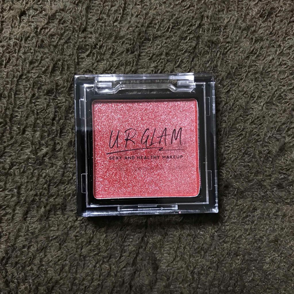 UR GLAM　POWDER EYESHADOW チェリーピンク〈パールラメ〉/U R GLAM/単色アイシャドウを使ったクチコミ（2枚目）