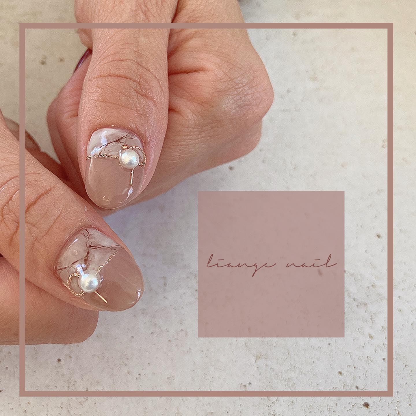 #リアンジェネイル,#柏ネイル,#ネイル,#ニュアンスネイル,#大理石ネイルのネイルデザイン