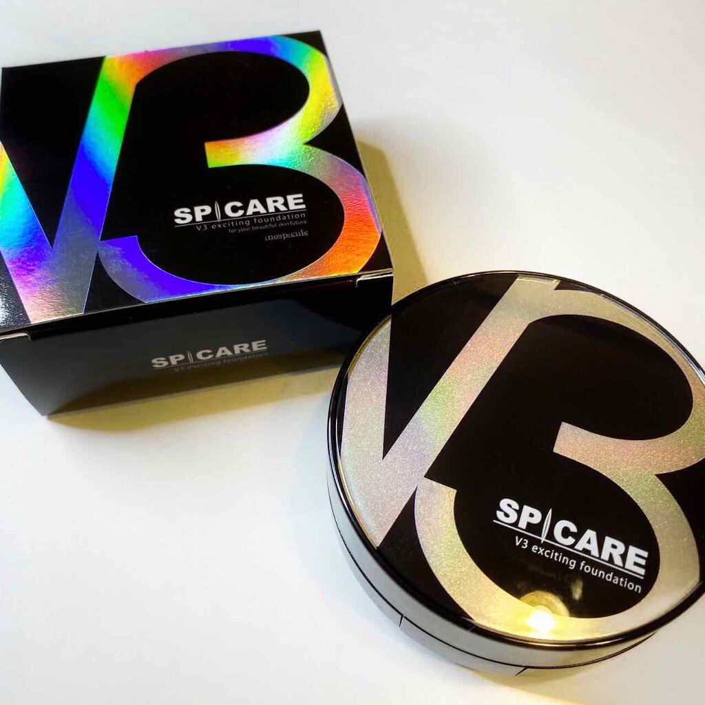 V3 エキサイティングファンデーション/SPICARE/クッションファンデーションを使ったクチコミ(5枚目)