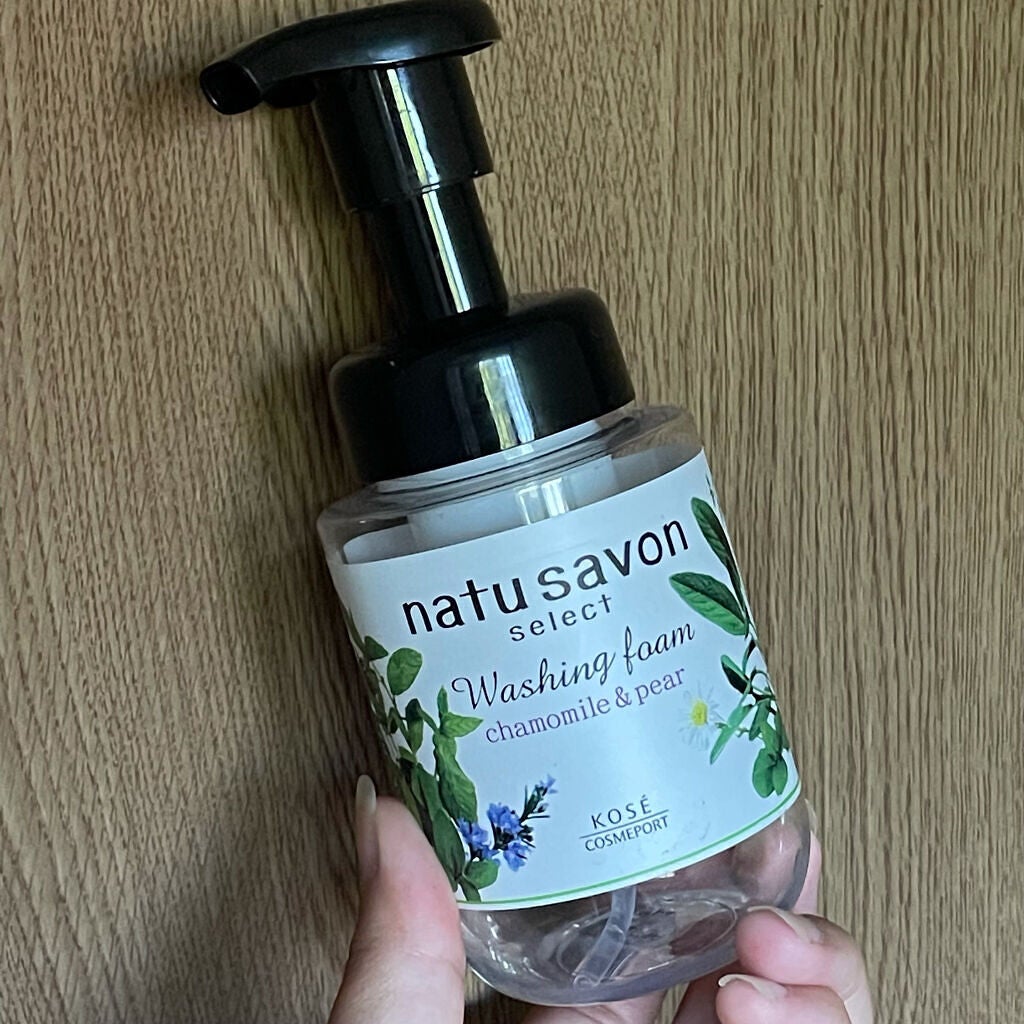 フォームウォッシュ (ホワイト)/natu savon select/泡洗顔を使ったクチコミ(1枚目)