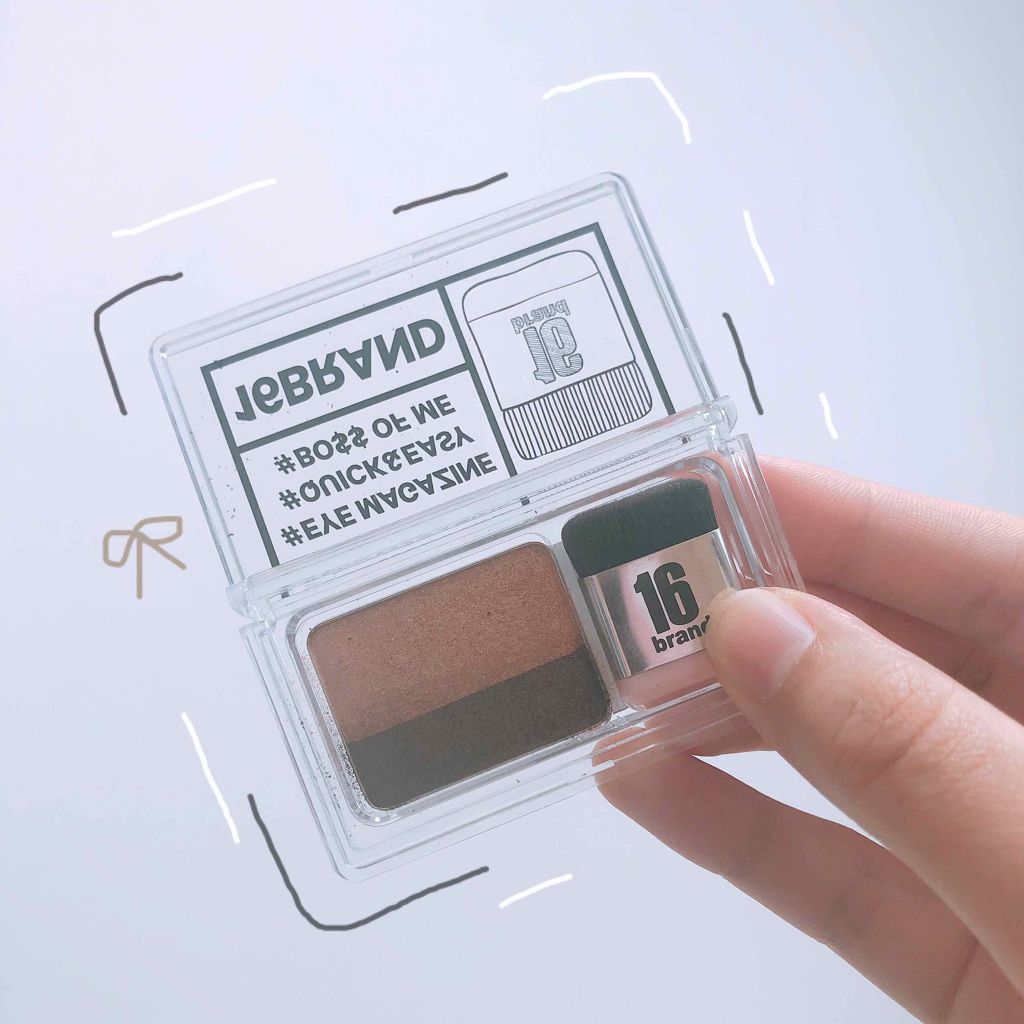 16 EYE MAGAZINE/16BRAND/アイシャドウパレットを使ったクチコミ（1枚目）