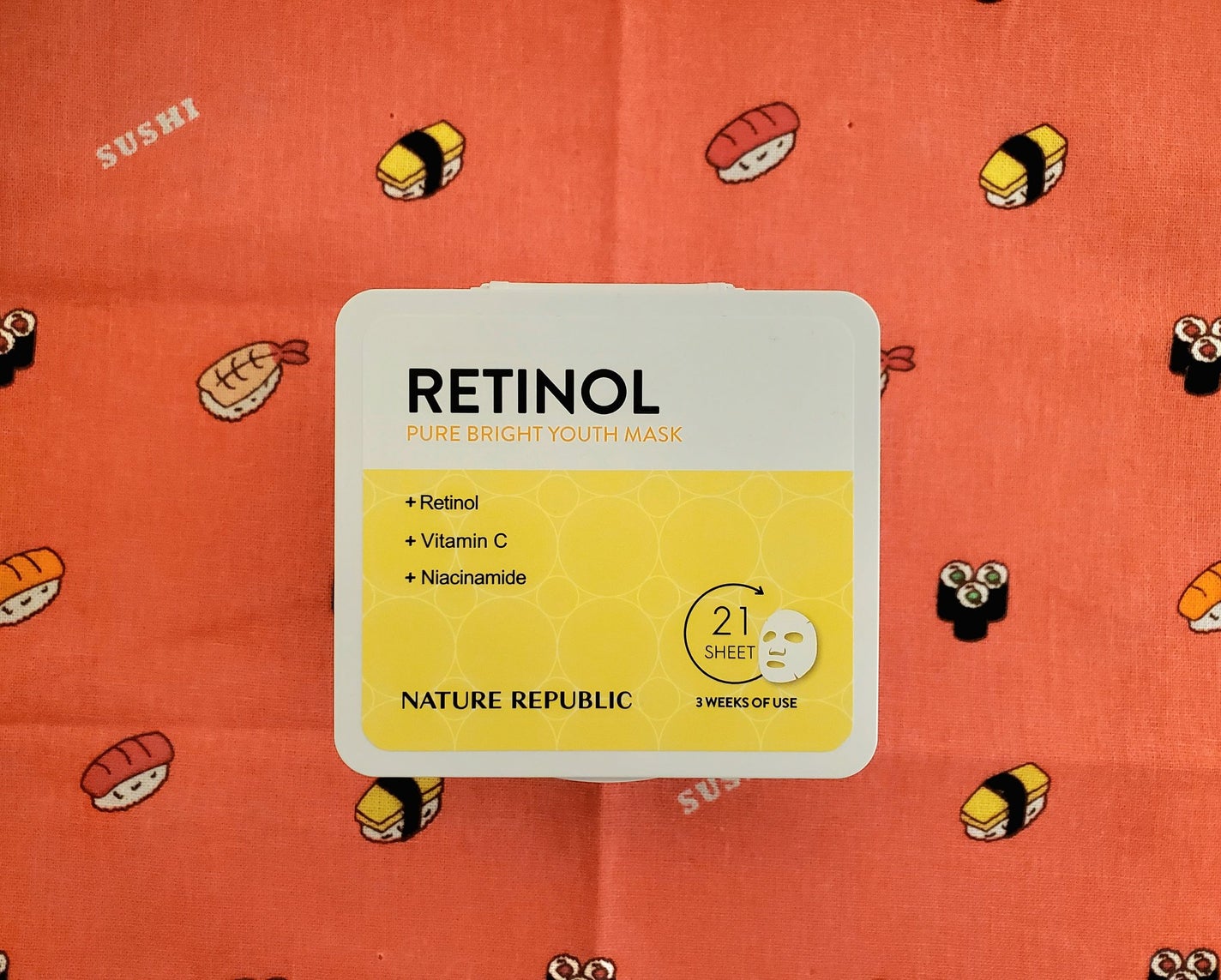 キューブマスク レチノール/ネイチャーリパブリック/シートマスク・パックを使ったクチコミ(1枚目)