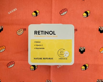 キューブマスク レチノール/ネイチャーリパブリック/シートマスク・パックを使ったクチコミ(1枚目)