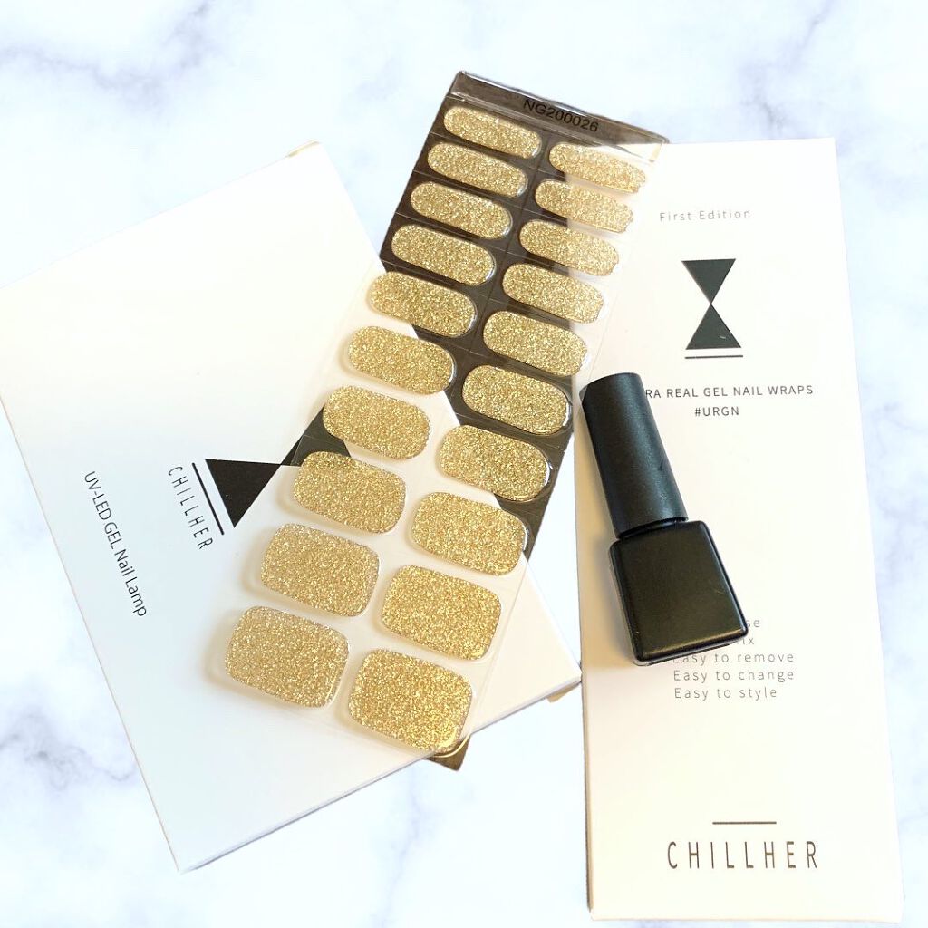 ウルトラリアルジェルネイルラップ/CHILLHER/ネイルチップ・パーツを使ったクチコミ(3枚目)