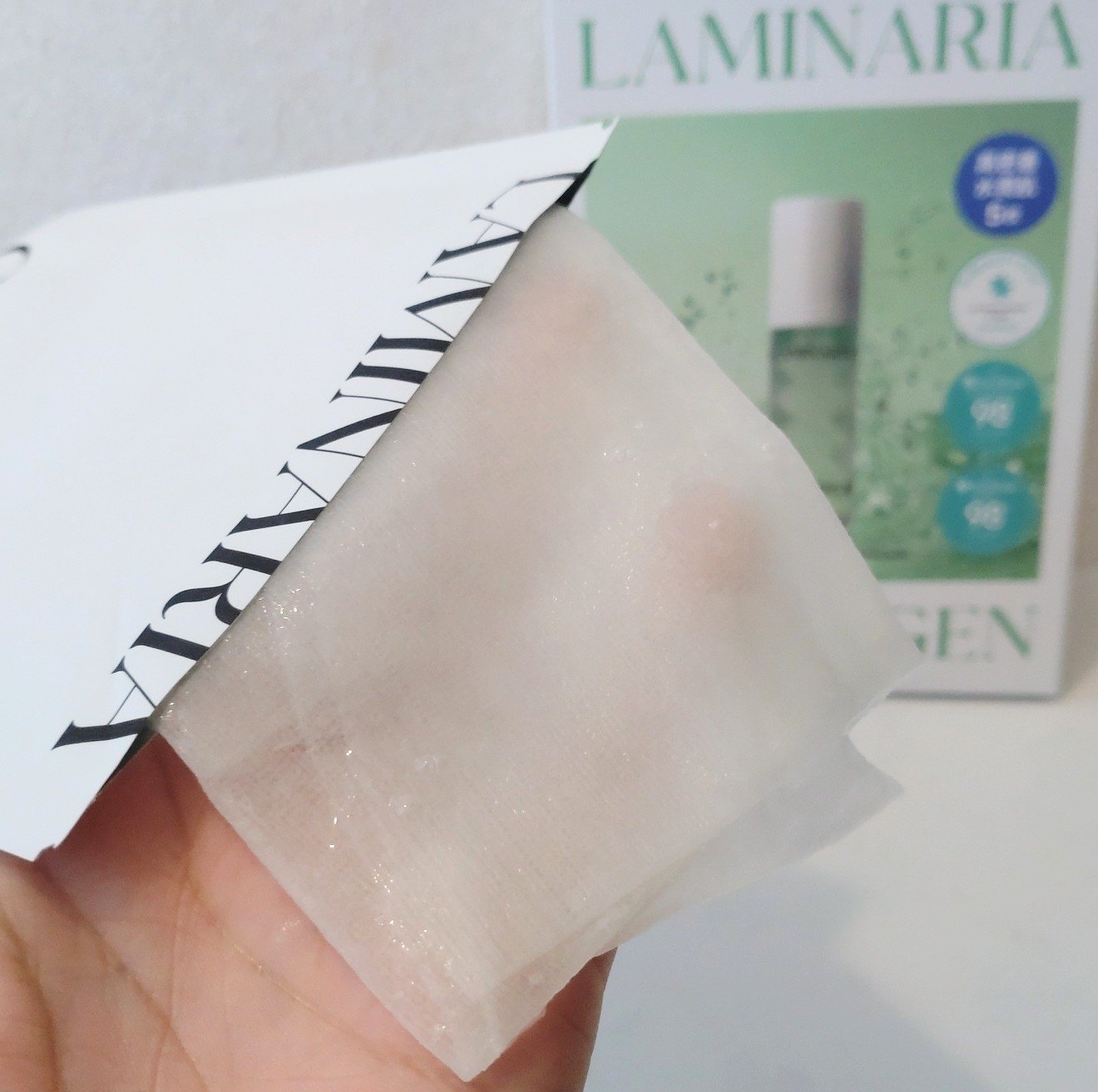 ラミナリア コラーゲンファーミングマスク/ShionLe/シートマスク・パックを使ったクチコミ（3枚目）