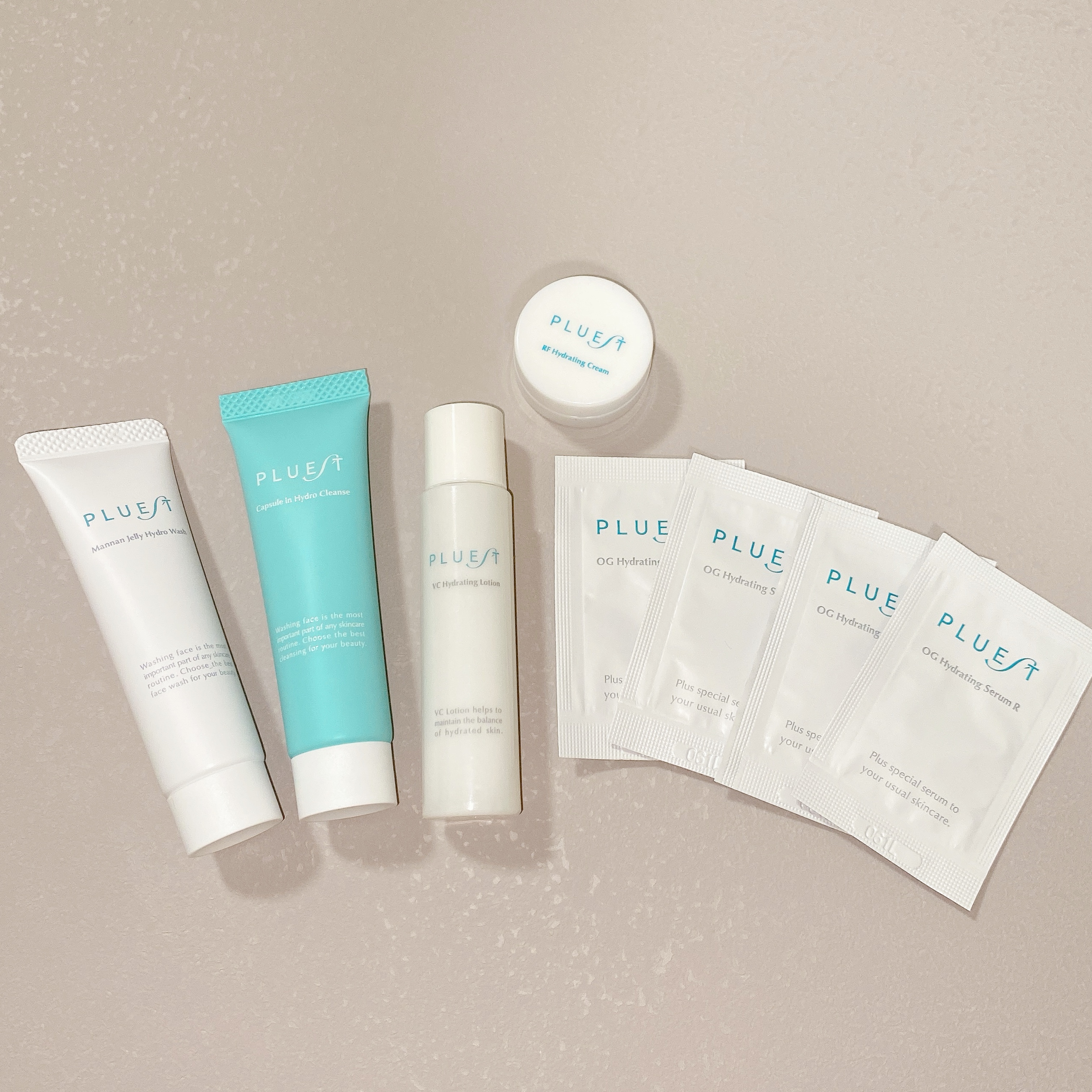 集中トライアル 5点セット/PLUEST/スキンケアキットを使ったクチコミ（2枚目）