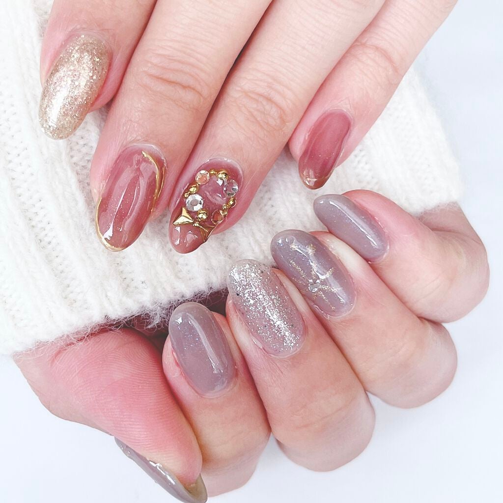 ほこ on LIPS 「☃️クリスマスネイル🎄インスタに載ってたたくさんのデザインを参..」(3枚目)