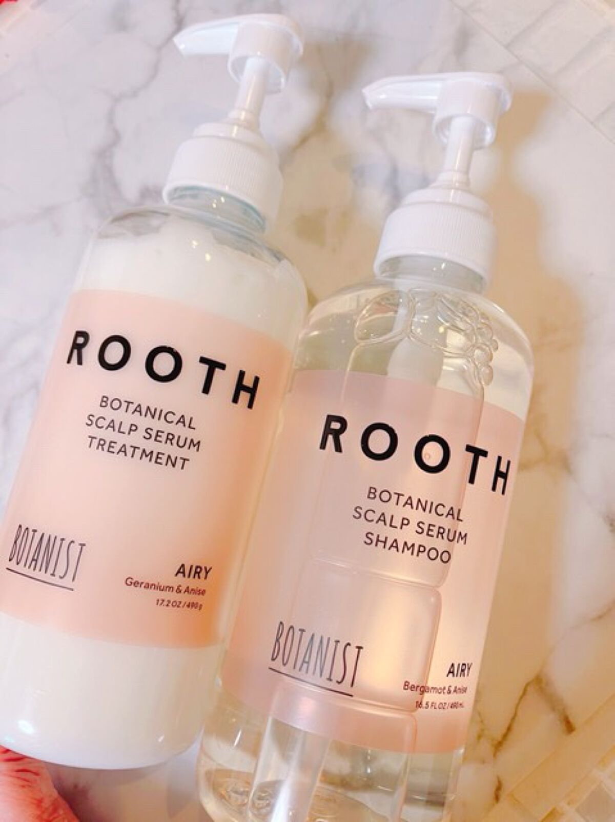 ルース ボタニカルスカルプセラム シャンプー・トリートメント（エアリー） ルース ボタニカルスカルプセラム シャンプー（エアリー）/BOTANIST/市販シャンプーを使ったクチコミ（1枚目）