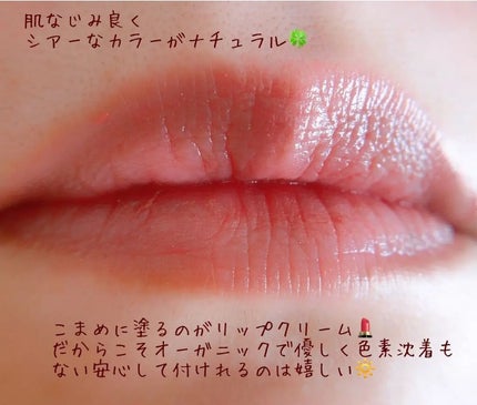 オーガニックスイーツリップ/アクア・アクア/リップケアを使ったクチコミ(3枚目)