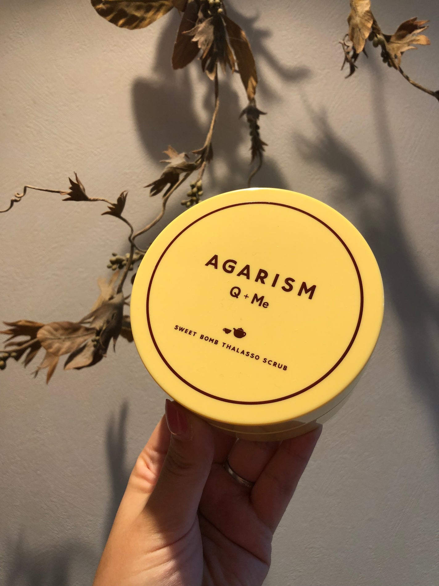 Q+Me スウィートボムタラソスクラブレモンティーの香り/AGARISM/バストケア・ヒップケアを使ったクチコミ(1枚目)