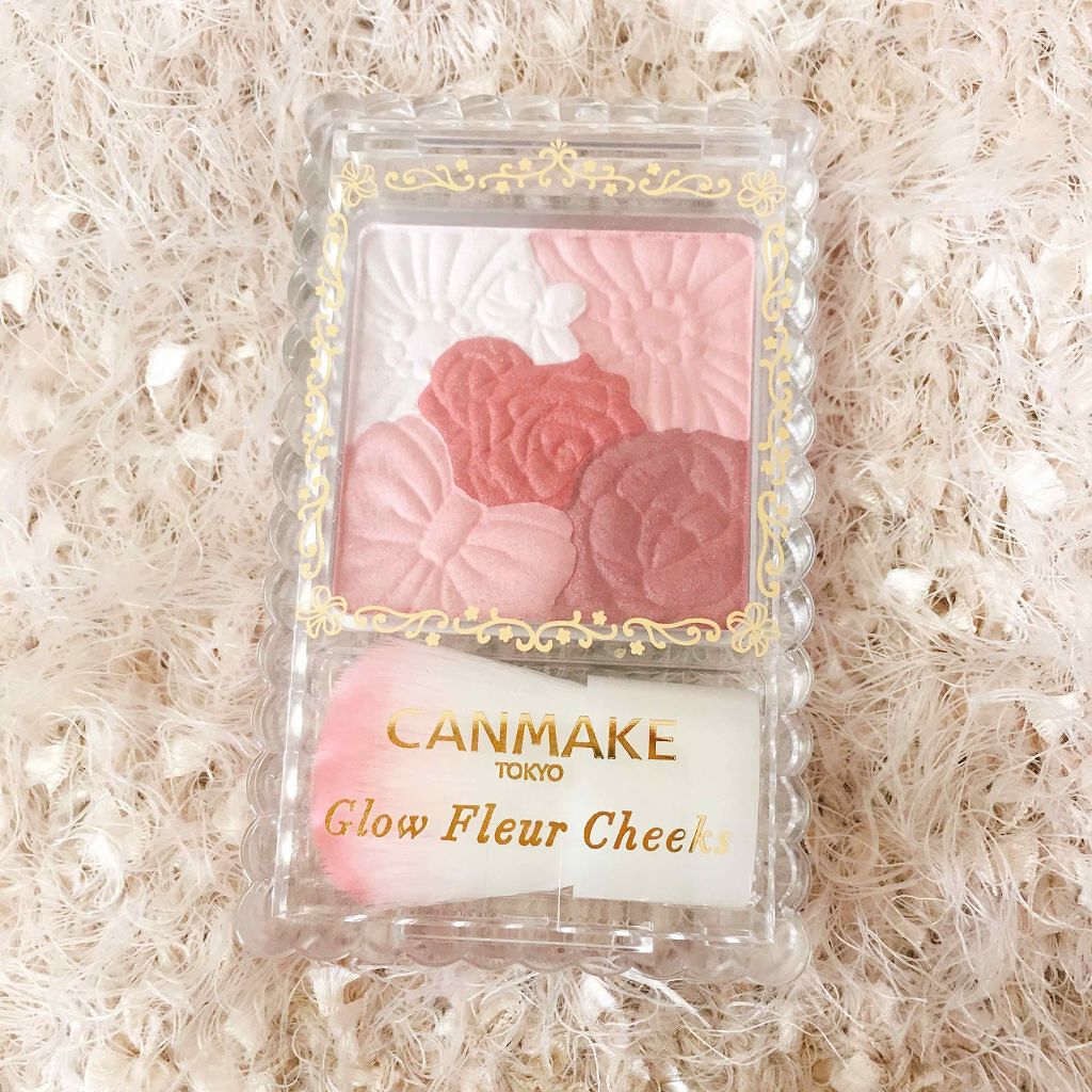 グロウフルールチークス/キャンメイク/パウダーチークを使ったクチコミ（1枚目）